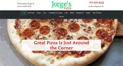 Desktop Screenshot of jorgespizza.com