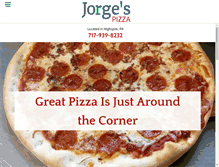 Tablet Screenshot of jorgespizza.com